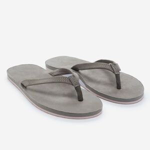 Hari Mari Fields Flip Flops Light Gray